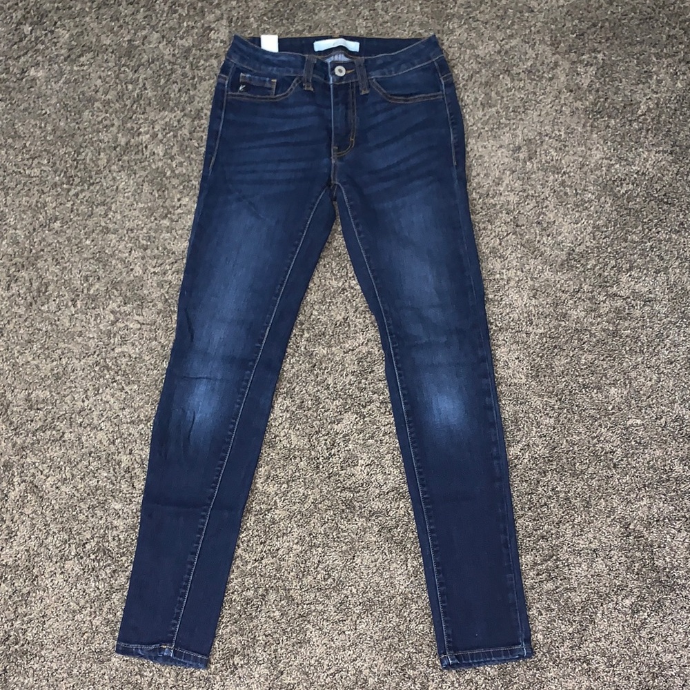 KanCan Women's Deep Indigo Skinny Jeans